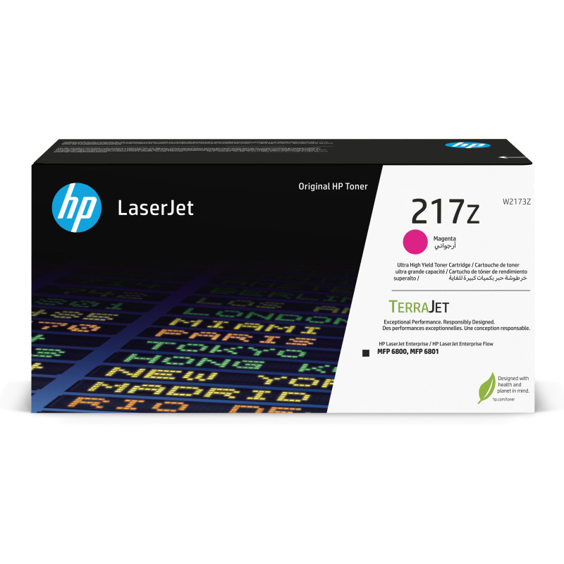 toner hp w2173z no.217z lj 6800 24.000 pagine magenta [w2173z]