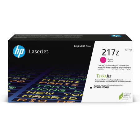 toner hp w2173z no.217z lj 6800 24.000 pagine magenta [w2173z]