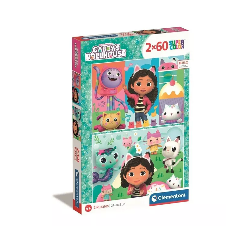 puzzle clementoni gatto casa gabi multicolore 120pz [wzclet0uc024804]