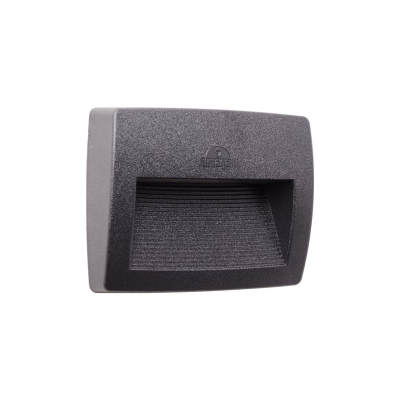 applique fumagalli lorenza 190 a led 7.5w 4000k ip55 grigio