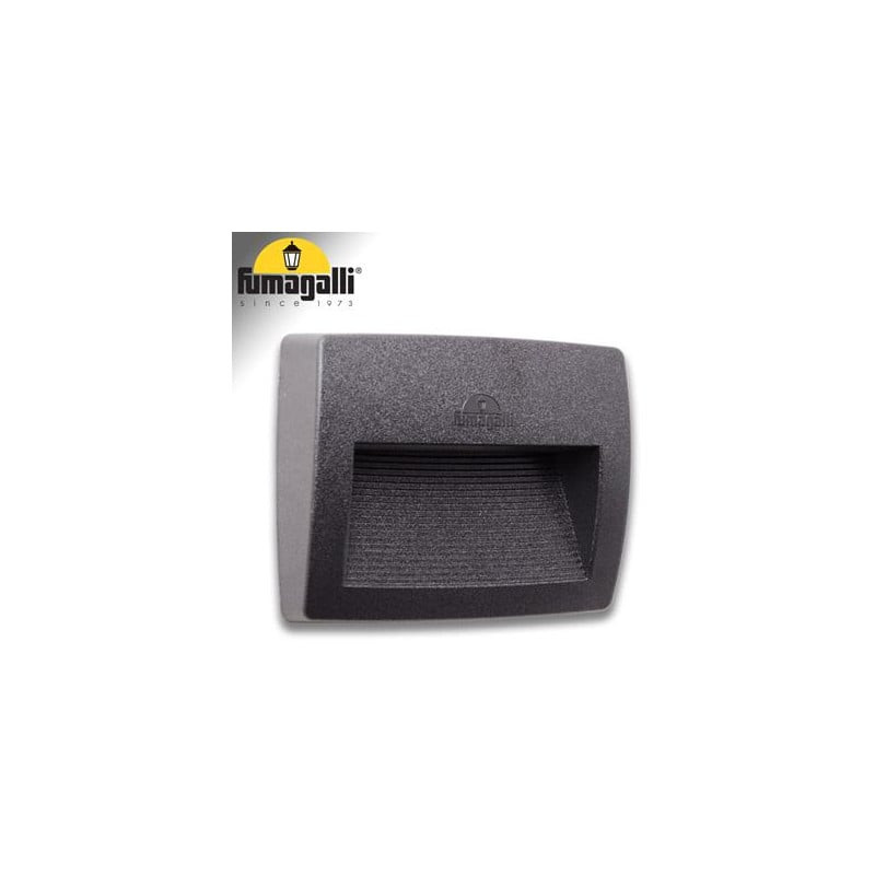 segnapasso fumagalli da parete impermeabile ip55 8.5w nero