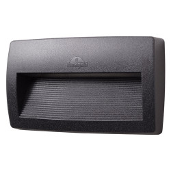 applique fumagalli lorenza 270 a led 10.5w 4000k ip55 nero