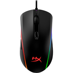 mouse hyperx pulsefire surge ottico a ambidestro da gioco nero [4p5q1aa]