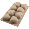 stampi cuoricini silikomart s3d26186 3d cuore 8 forme crema [s3d26186]