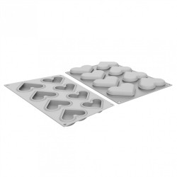 stampi e tagliapasta silikomart s3d26395 mini storia d'amore