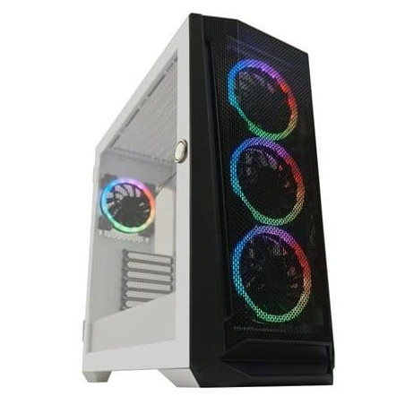 case lc power gaming 805bw midi-tower atx bianco/nero [lc-805bw-on]