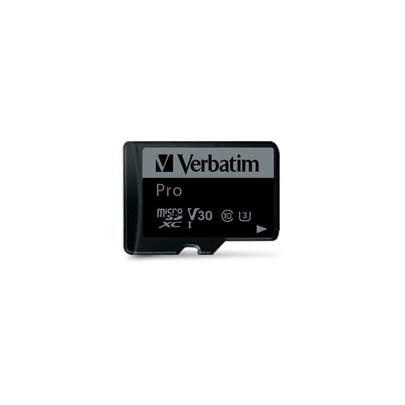 scheda microsdxc verbatim pro u3 class 10 uhs-i u3 256gb v30