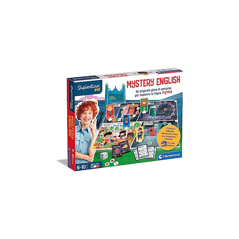 gioco educativo clementoni mistery english multicolore