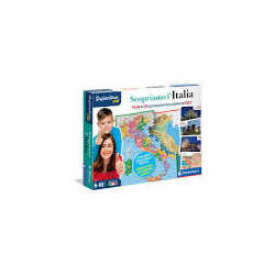puzzle clementoni 12026 scopri l'italia multicolore 104pz
