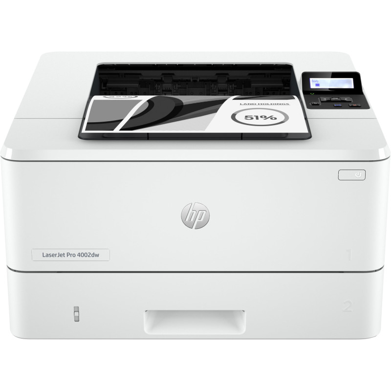 stampante laser hp laserjet pro 4002dw 40 ppm bianco [2z606f]