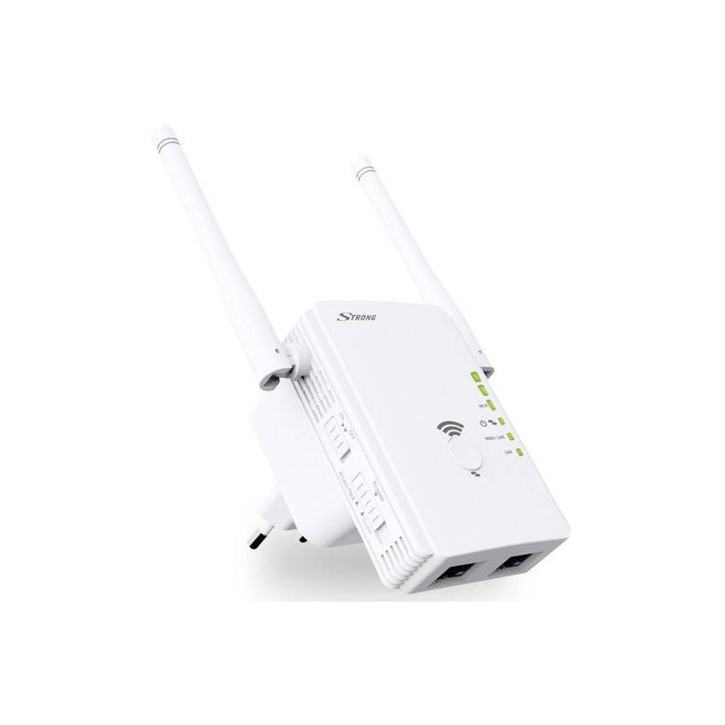 range extender strong wireless wi-fi 300 mbit/s 2.4ghz bianco