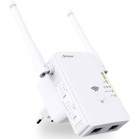range extender strong wireless wi-fi 300 mbit/s 2.4ghz bianco
