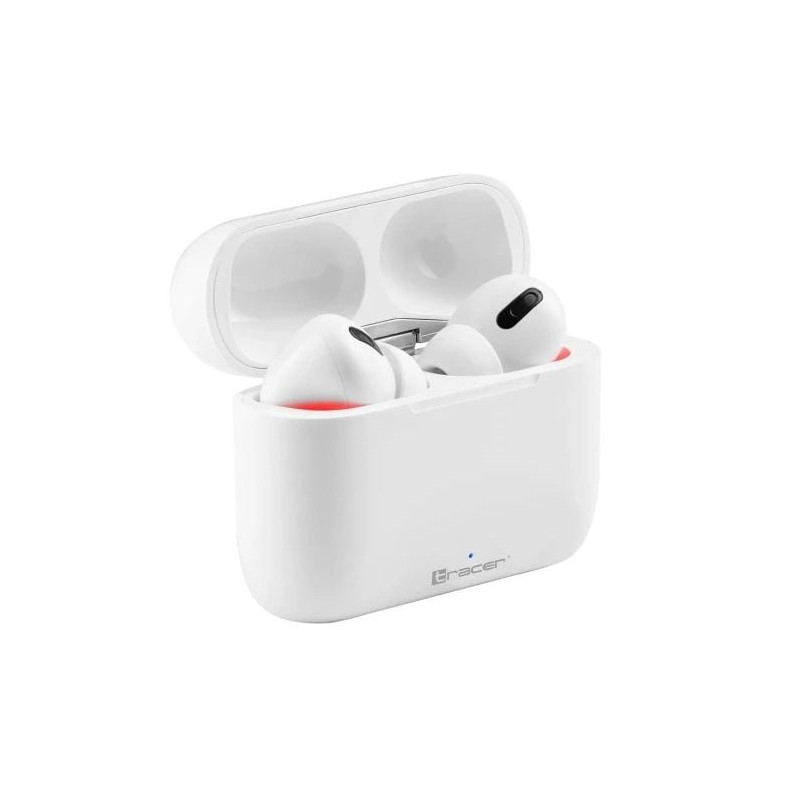 auricolari tracer t4 tws wireless/bluetooth con microfono bianco
