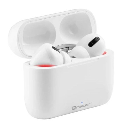 auricolari tracer t4 tws wireless/bluetooth con microfono bianco