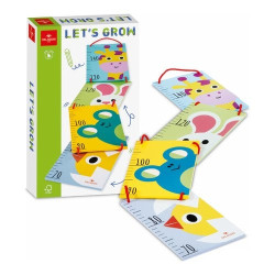 misuratore di altezza dal negro let's grow da parete per bambini