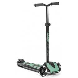 monopattino scoot & ride highwaykick 5 led a 3 ruote verde foresta
