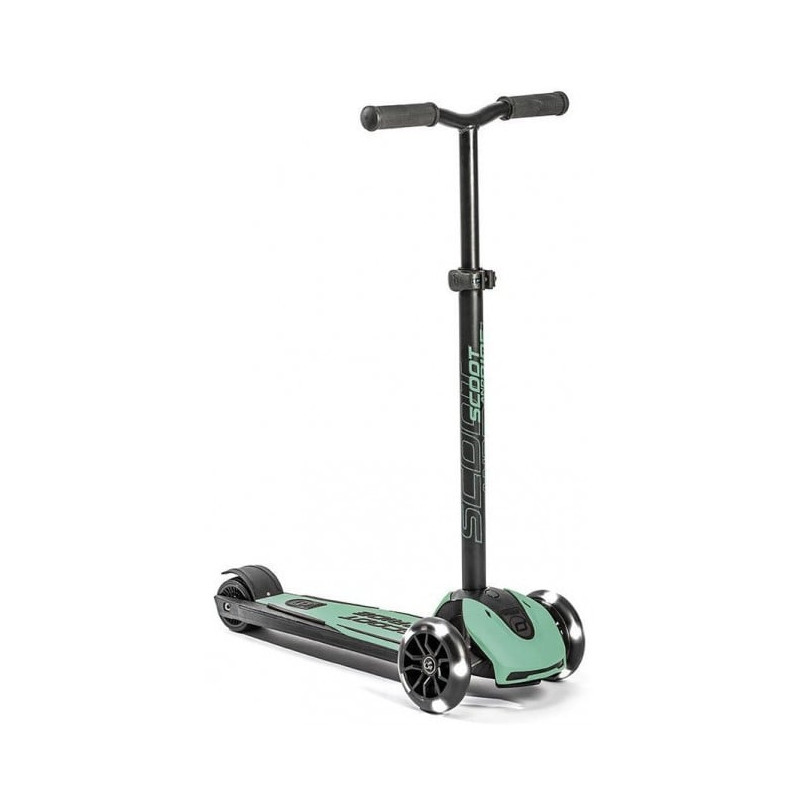 monopattino scoot & ride highwaykick 5 led a 3 ruote verde foresta