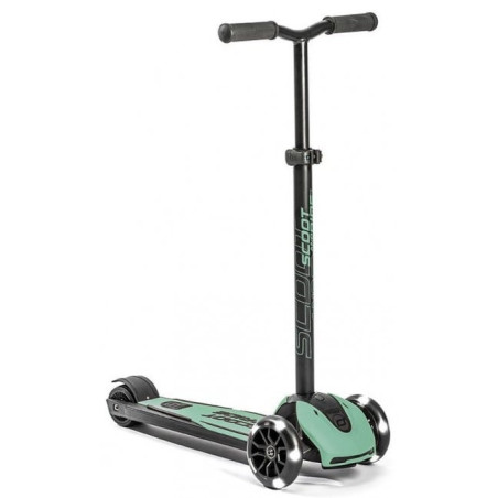 monopattino scoot & ride highwaykick 5 led a 3 ruote verde foresta