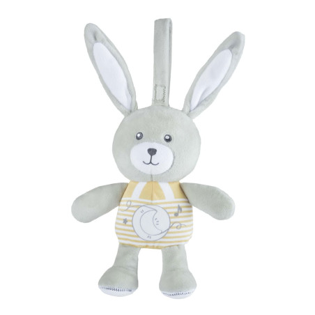 luce notturna chicco peluche coniglio grigio/bianco/giallo [00011129000000]