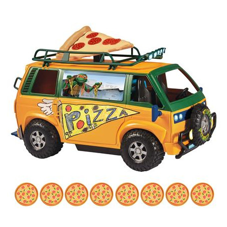 set da gioco giochi preziosi pizza van tartarughe ninja 4anni