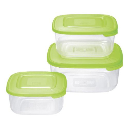 set contenitori alimenti tontarelli family food 3pz verde [904063781a]