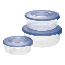 set contenitori alimenti tontarelli family food 3pz azzurro [904066971g]
