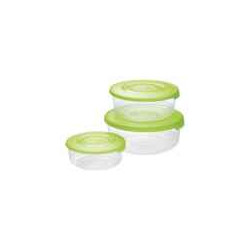 set contenitori alimenti tontarelli family food 3pz verde [904066981a]