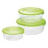 set contenitori alimenti tontarelli family food 3pz verde [904066981a]
