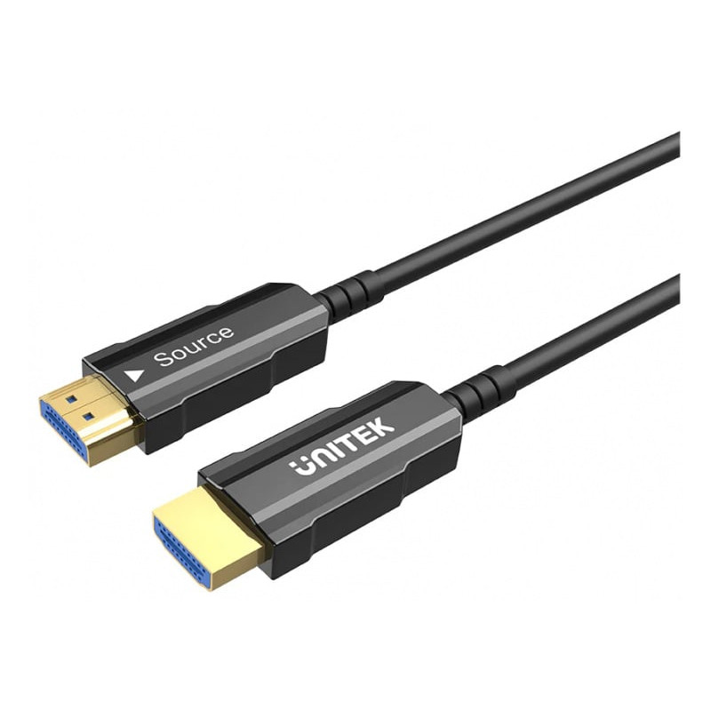 cavo in fibra ottica unitek hdmi 2.0 4k 60hz 15m nero [c11072bk-15m]