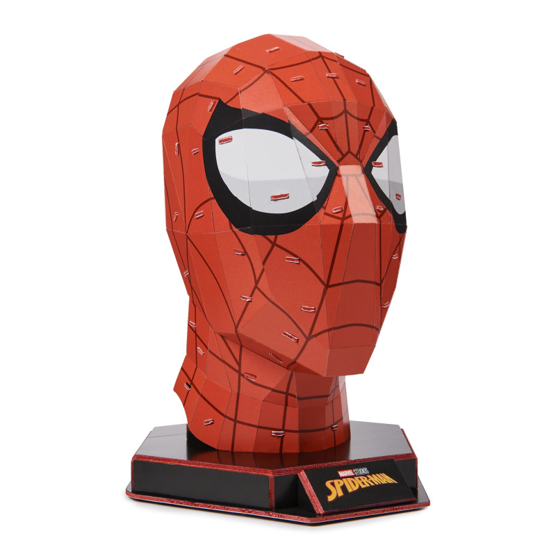 puzzle 3d spin master maschera spider man 4d build