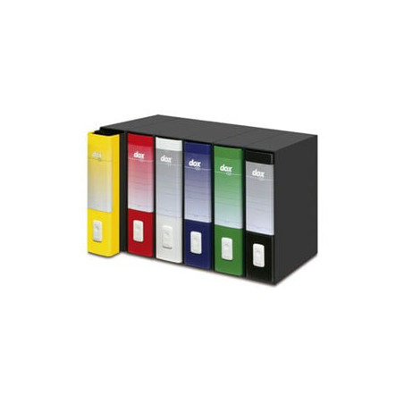 Registratore a leva dox 2 arancione dorso 8cm formato protocollo