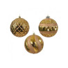 palline albero di natale kaemingk sfera in plastica 12cm 3assortimenti