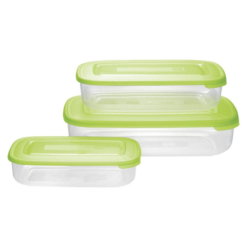 set contenitori alimenti tontarelli family food verde 3pz [904057281a]
