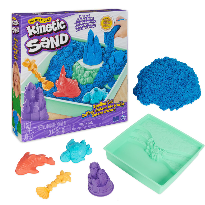 pasta modellabile spin master kinetic sand castelli di sabbia assortiti
