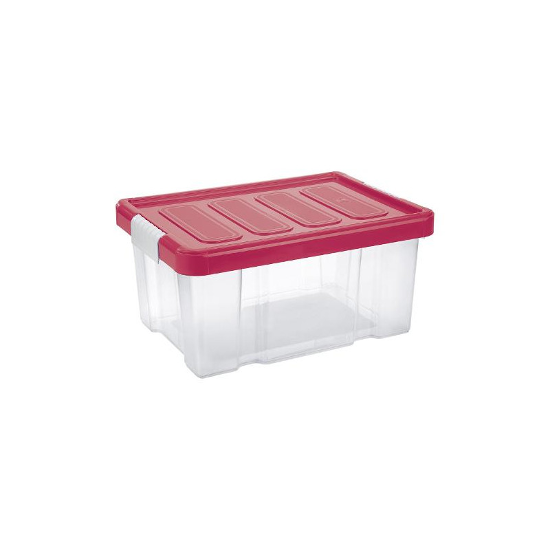 contenitore salvaspazio tontarelli puzzle box con ruote e coperchio