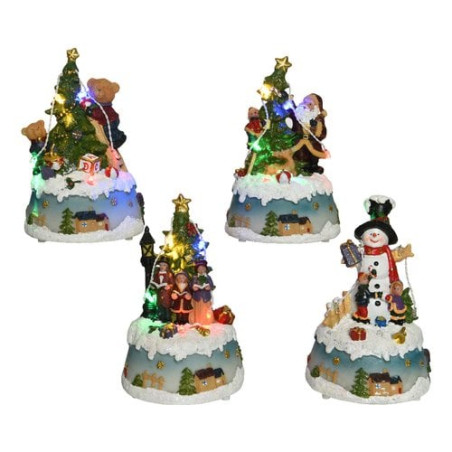 luce decorativo kaemingk albero di natale led a batteria 15.5m [481289]