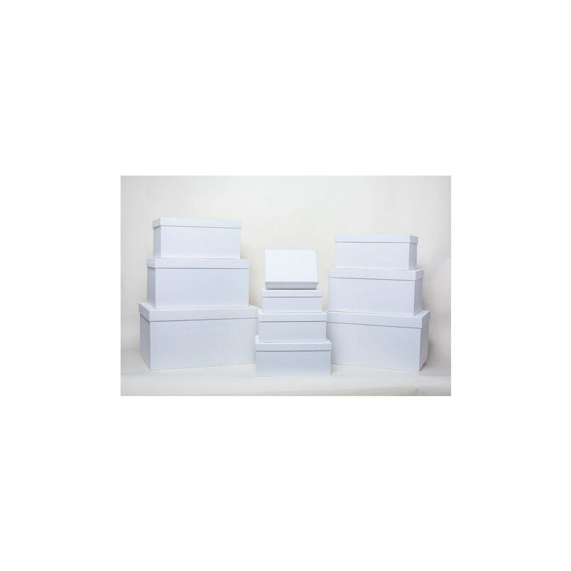 set di scatola amicasa as0153 10 assortito 10pz bianco