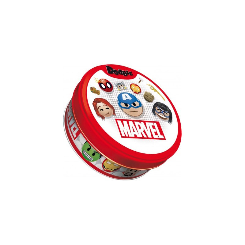 gioco da tavolo asmodee dobble marvel emoji 6anni+ 55 carte