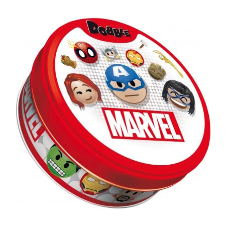 gioco da tavolo asmodee dobble marvel emoji 6anni+ 55 carte