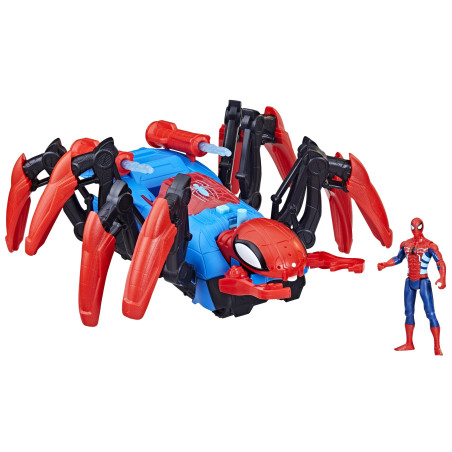 veicolo ragno hasbro marvel spiderman colpisci e cattura nero/blu/rosso