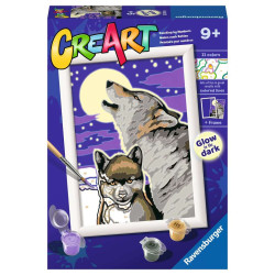 set creativo ravensburger creart serie e classic lupi [237098]