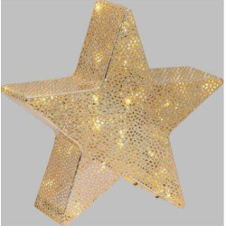 decoro luminoso lotti stella 5 punte luce fissa multicolore