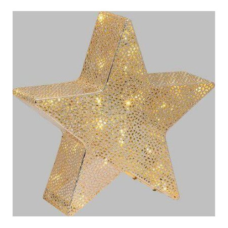 decoro luminoso lotti stella 5 punte luce fissa multicolore
