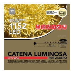 catena luminosa mercury minilucciole 1152 led con giochi di luce