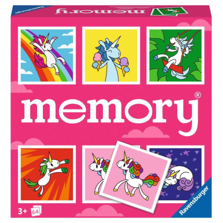 gioco da tavolo ravensburger memory unicorns [20999]