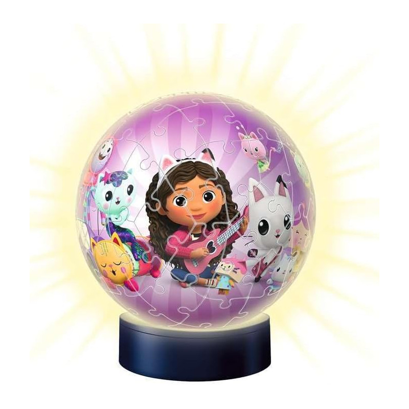 puzzle ravensburger 3d 11575 casa delle bambole di gabby lampada