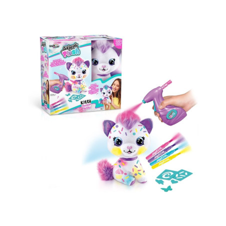 peluche rocco giocattoli airbrush plush gattino kitty 25cm