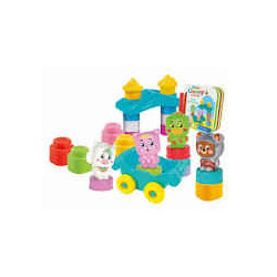 set da costruzione clementoni baby eroe e principesse 4figurine 45.1x31.1x33cm