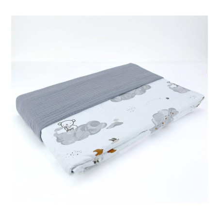 coperta lettino baby idea mlkg koala 1.35x1.1m grigio