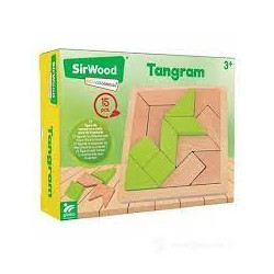 gioco da tavolo globo 40896 rompicapo tangram 15pz